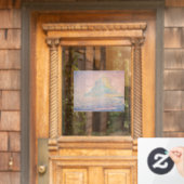 Paul Signac - Mount Saint Michel Fog en Sun Raamsticker (Huis Deur)