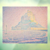 Paul Signac - Mount Saint Michel Fog en Sun Raamsticker (Vel 3)