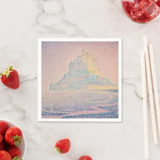 Paul Signac - Mount Saint Michel Fog en Sun Servet (Insitu)