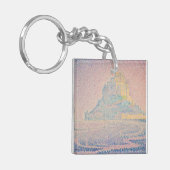 Paul Signac - Mount Saint Michel Fog en Sun Sleutelhanger (Voorkant Links)