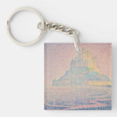 Paul Signac - Mount Saint Michel Fog en Sun Sleutelhanger (Voorkant)