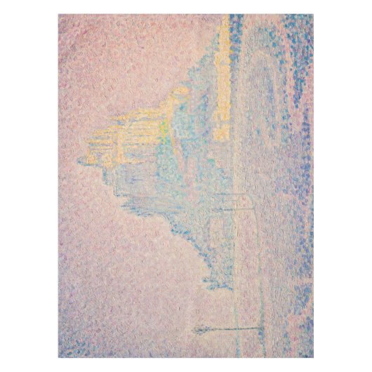 Paul Signac - Mount Saint Michel Fog en Sun Tafelkleed (Voorkant)