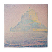 Paul Signac - Mount Saint Michel Fog en Sun Tegeltje (Voorkant)