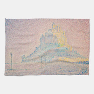 Paul Signac - Mount Saint Michel Fog en Sun Theedoek