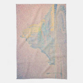 Paul Signac - Mount Saint Michel Fog en Sun Theedoek (Verticaal)