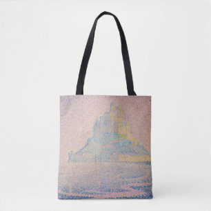 Paul Signac - Mount Saint Michel Fog en Sun Tote Bag