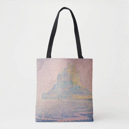 Paul Signac - Mount Saint Michel Fog en Sun Tote Bag (Voorkant)