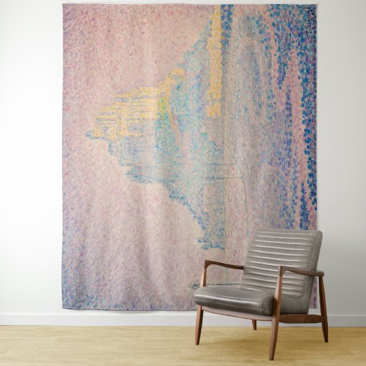 Paul Signac - Mount Saint Michel Fog en Sun Wandkleed (In situ)