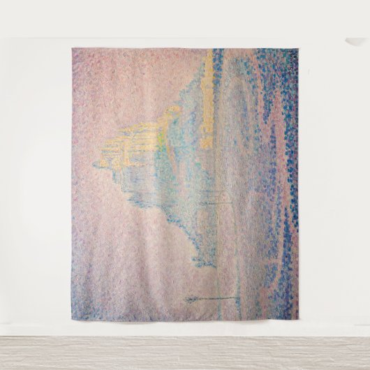 Paul Signac - Mount Saint Michel Fog en Sun Wandkleed (Voorkant)