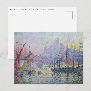 Paul Signac - Notre-Dame-de-la-Garde, Marseille Briefkaart