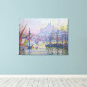 Paul Signac - Notre-Dame-de-la-Garde, Marseille Canvas Afdruk (Insitu (Houten vloer))