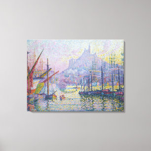Paul Signac - Notre-Dame-de-la-Garde, Marseille Canvas Afdruk