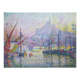 Paul Signac - Notre-Dame-de-la-Garde, Marseille Foto Afdruk