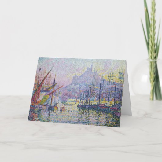 Paul Signac - Notre-Dame-de-la-Garde, Marseille Kaart (Voorkant)