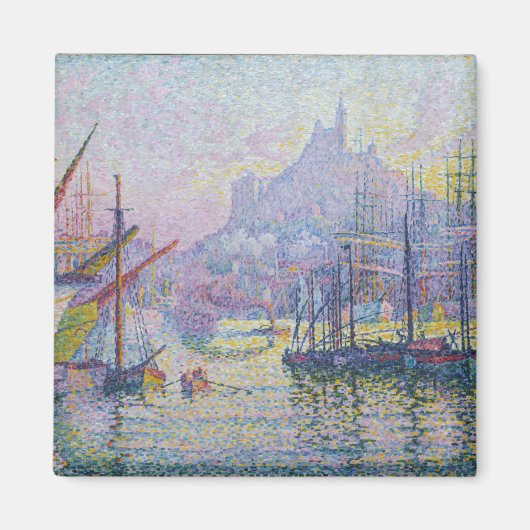 Paul Signac - Notre-Dame-de-la-Garde, Marseille Magneet (Voorkant)