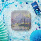 Paul Signac - Notre-Dame-de-la-Garde, Marseille Papieren Bordje (Feest)