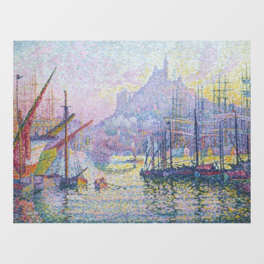 Paul Signac - Notre-Dame-de-la-Garde, Marseille Raamsticker (Vel)