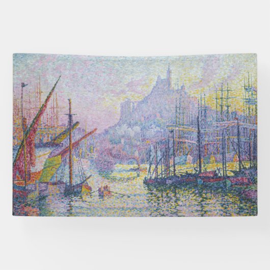Paul Signac - Notre-Dame-de-la-Garde, Marseille Spandoek (Horizontaal)