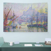 Paul Signac - Notre-Dame-de-la-Garde, Marseille Spandoek (Beurs)