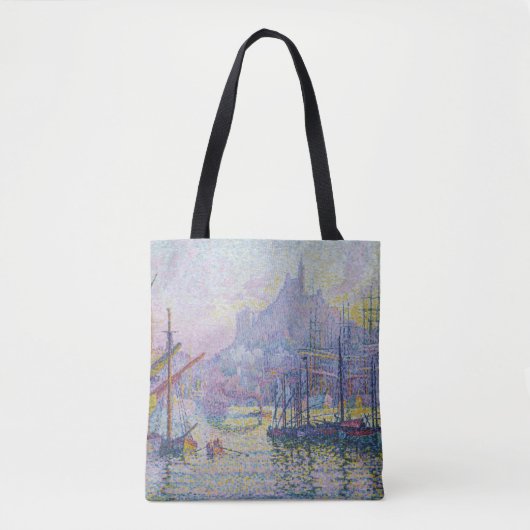 Paul Signac - Notre-Dame-de-la-Garde, Marseille Tote Bag (Voorkant)