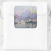 Paul Signac - Notre-Dame-de-la-Garde, Marseille Vierkante Sticker (Tas)