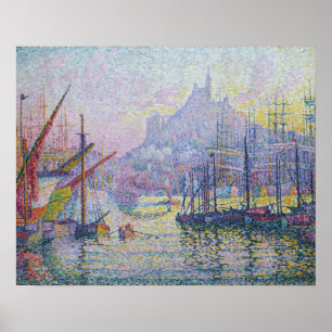 Paul Signac - Onze-Lieve-Vrouw-van-de-Wacht, Marse Poster