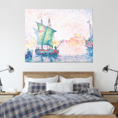 Paul Signac painting Canvas Afdruk (Insitu (Slaapkamer))