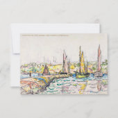 Paul Signac-Petit Andely-The River Bank 1920-1929 Aankondiging (Voorkant)