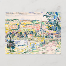 Paul Signac-Petit Andely-The River Bank 1920-1929 Briefkaart