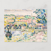 Paul Signac-Petit Andely-The River Bank 1920-1929 Briefkaart (Voorkant)