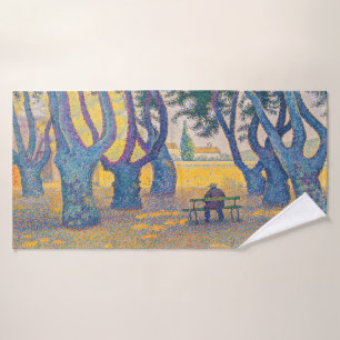 Paul Signac - Place des Lices, Saint-Tropez Bad Handdoek