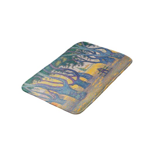 Paul Signac - Place des Lices, Saint-Tropez Badmat (Gekanteld)