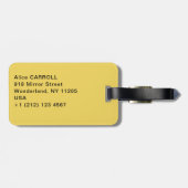 Paul Signac - Place des Lices, Saint-Tropez Bagagelabel (Achterkant horizontaal)