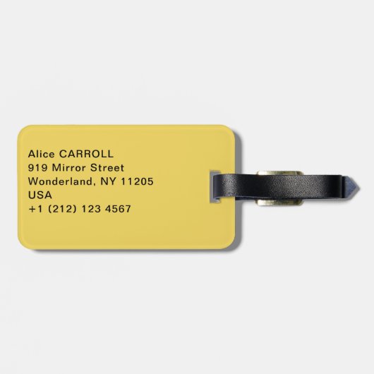 Paul Signac - Place des Lices, Saint-Tropez Bagagelabel (Achterkant horizontaal)