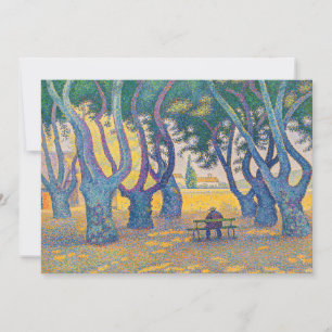 Paul Signac - Place des Lices, Saint-Tropez Bedankkaart