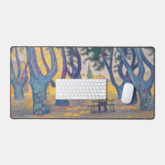 Paul Signac - Place des Lices, Saint-Tropez Bureaumat (Keyboard & Muis)