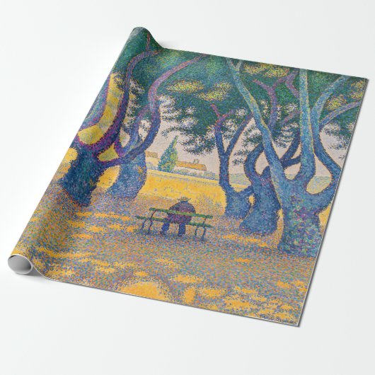 Paul Signac - Place des Lices, Saint-Tropez Cadeaupapier (Uitgerold)