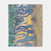 Paul Signac - Place des Lices, Saint-Tropez Fleece Deken (Voorkant)