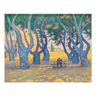 Paul Signac - Place des Lices, Saint-Tropez Foto Afdruk