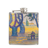 Paul Signac - Place des Lices, Saint-Tropez Heupfles (Voorkant)