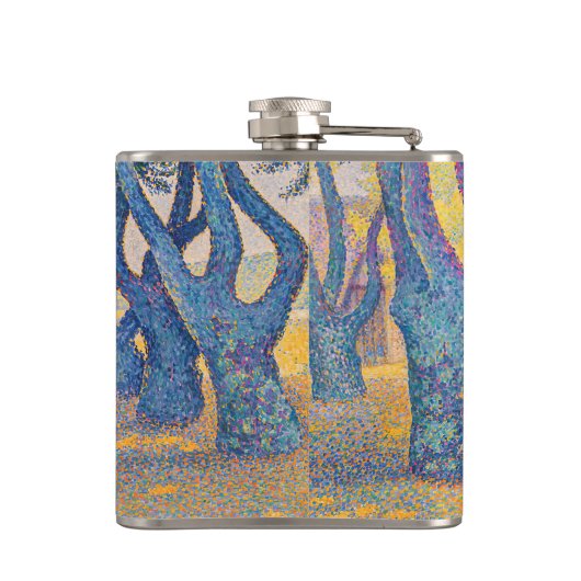 Paul Signac - Place des Lices, Saint-Tropez Heupfles (Achterkant)