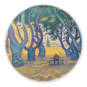 Paul Signac - Place des Lices, Saint-Tropez Keramische Knop (Voorkant)