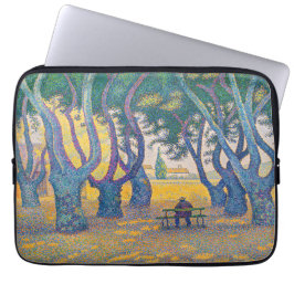 Paul Signac - Place des Lices, Saint-Tropez Laptop Sleeve