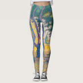 Paul Signac - Place des Lices, Saint-Tropez Leggings (Voorkant)