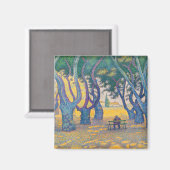 Paul Signac - Place des Lices, Saint-Tropez Magneet (Voorkant / Achterkant)