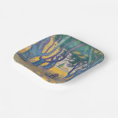 Paul Signac - Place des Lices, Saint-Tropez Papieren Bordje (Gebogen)