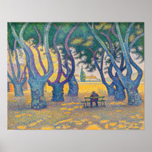 Paul Signac - Place des Lices, Saint-Tropez Poster