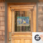 Paul Signac - Place des Lices, Saint-Tropez Raamsticker (Huis Deur)