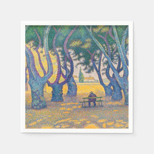 Paul Signac - Place des Lices, Saint-Tropez Servet (Voorkant)