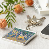 Paul Signac - Place des Lices, Saint-Tropez Sleutelhanger (Zijkant)